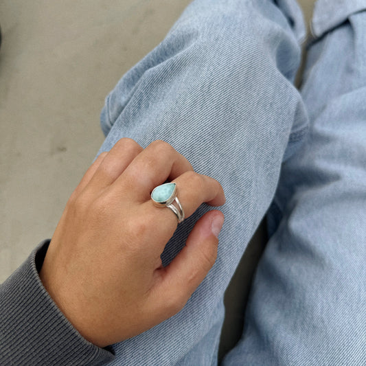 Larimar Ring