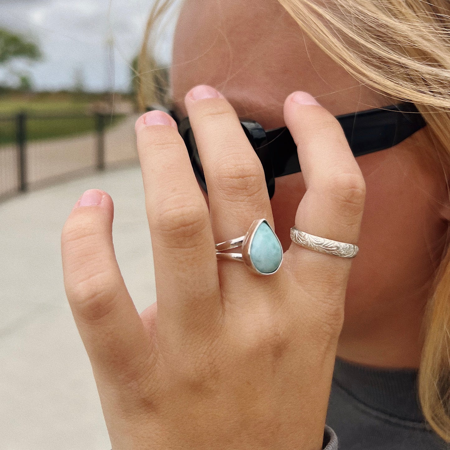 Larimar Ring