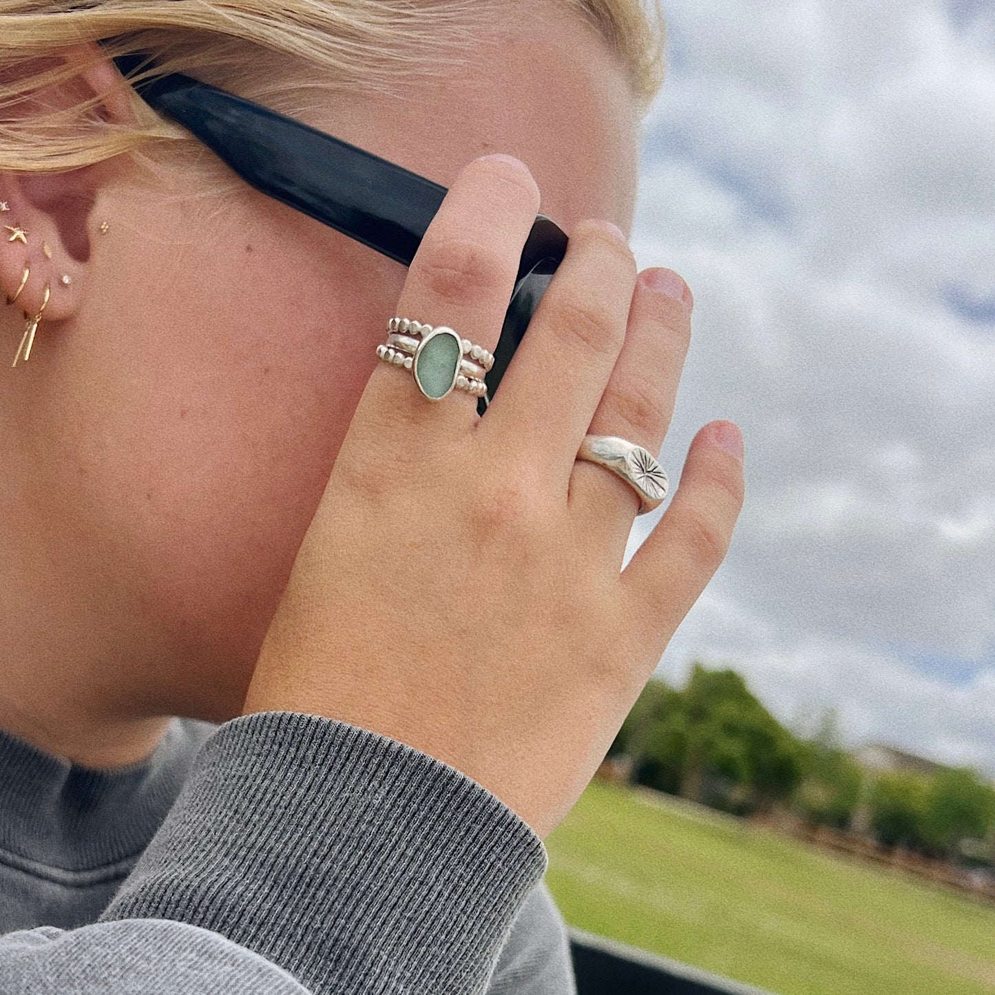 Seaglass Ring