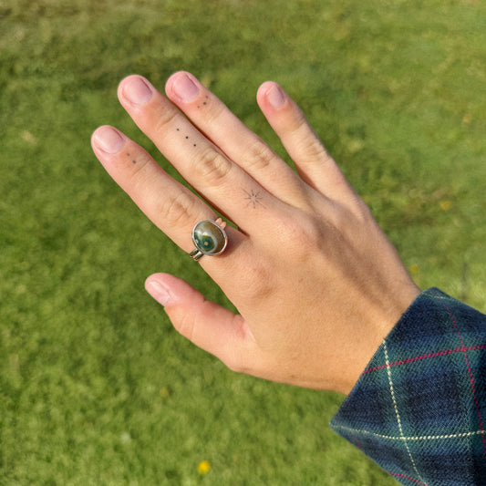 Ocean Jasper Ring Size 7