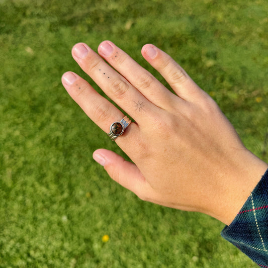Ocean Jasper Ring Size 7