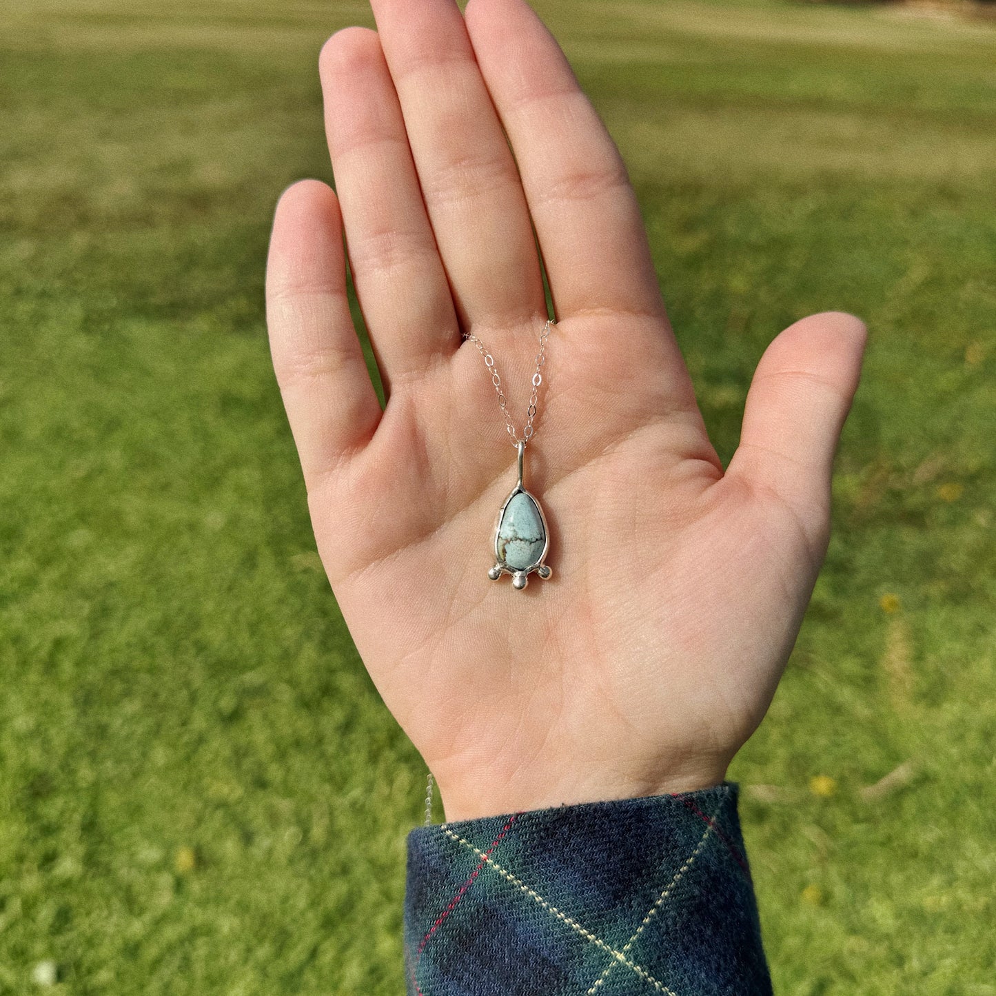 Turquoise Teardrop Necklace